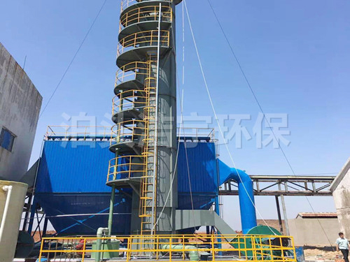 濰坊龍威化工10噸鍋爐布袋除塵、脫硫